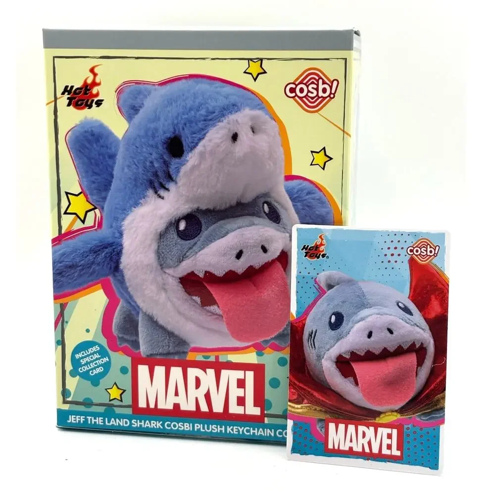 Cosbi x Disney x Marvel Jeff Land Shark Plush Keychain/Charm, Doctor Jeff
